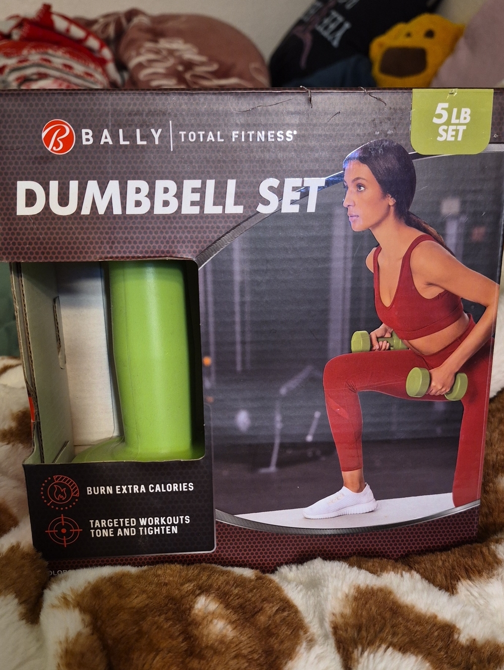 Bally Lime Green Dumbbell Set 5lb Set (2 2 1/2lb)